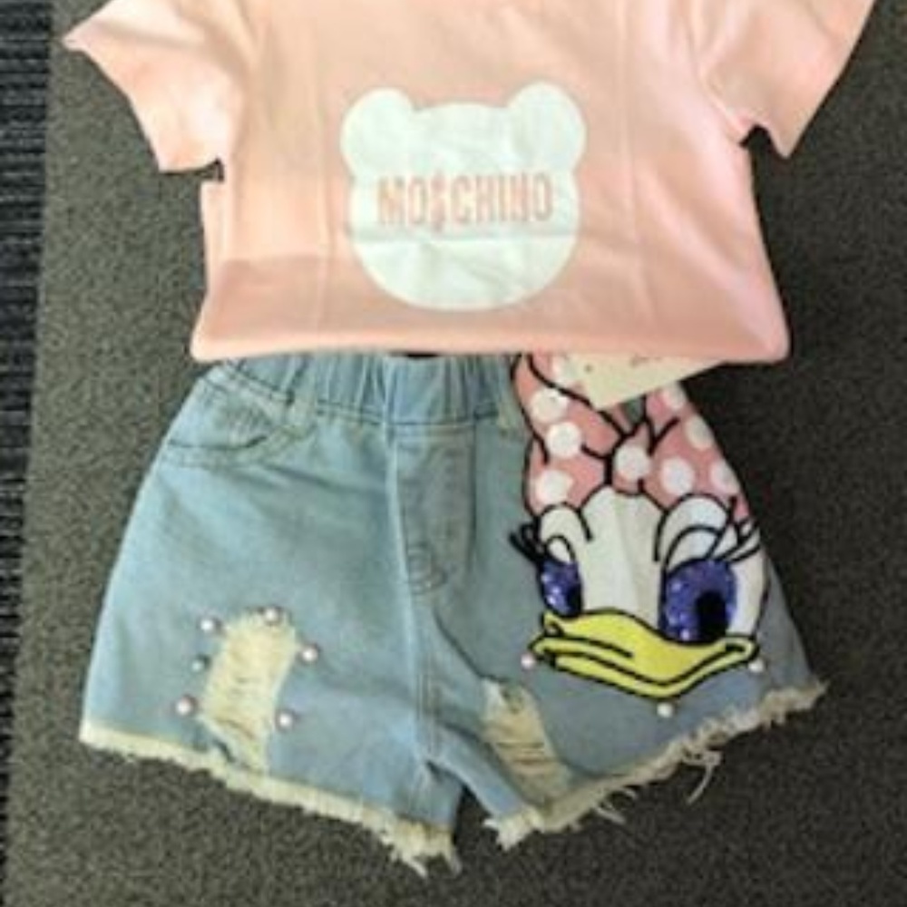 blue jean duck shorts